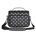 thumbnail image 2 of Lunch Box Pioneer Flower Floral Print Pattern Insulated Lunch Bag for Women Men,Medium Leakproof Lunchbox Cooler Bag Adjustable Strap,10 X 6.7 X 8 Inches, 2 of 6