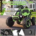 thumbnail image 4 of VIBESPARK 36V Ride on Toys for Big Kids Ages 6-12, 600W Ride on Cars up to 5.9 mph, Powerful 4 Wheeler Quad, Ride on ATV W/ Adjustable Seat, Ball-bearing Design, Power Display, Light Control, Green, 4 of 15
