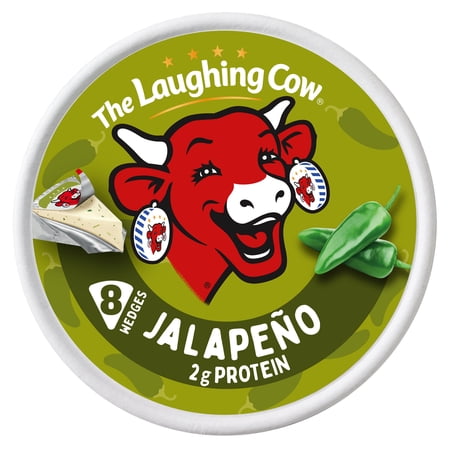 The Laughing Cow Creamy Jalapeño Cheese Spread, 5.4 oz Box, Refrigerated