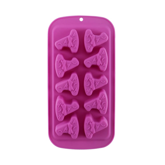 Xihbxyly Moldes de Silicona para Halloween, 10 Formas Únicas, Material Apto para Uso Alimentario Sin Bpa, Resistentes Al Calor Hasta 260 °C, Antiadherentes, Multiusos para Hornear, Recuerdos de Fiest