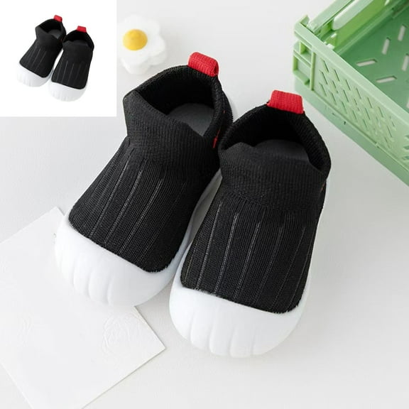 Baby First Walking Sneakers Soft Sole Breathable Toddler Sock Shoes Lightweight Comfortable Everyday Wear For Boys Girls