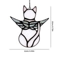 thumbnail image 3 of Cat Decor Pet Memorial Simpatía Regalos Gato Decoración temática para Patio Ventana Coche Wdftyju Libre de BPA, 3 of 3
