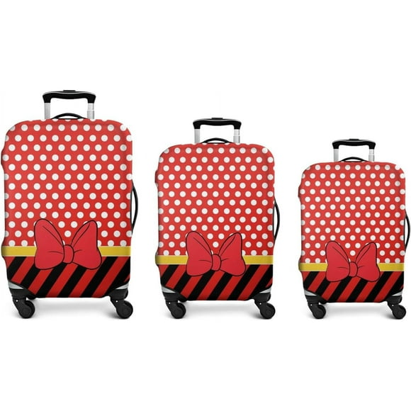 3 Pieces of Luggage Cover Travel Suitcase Protector Sexy Girls Elastic Washable Baggage Covers for Set of 3 Luggage (S&M &L)
