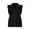 Black, variant on Womens Puffer Vests Ruffle Sleeveless Lightweight Quilted Vest Fall Winter Padded Gilet Coats Pink, S