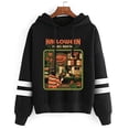 thumbnail image 2 of Sudadera con capucha de manga larga para mujer, ropa de gran tamaño con capucha de alquiler de vídeo de Halloween, Otoño e Invierno, 2 of 4
