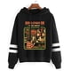 thumbnail image 2 of Sudadera con capucha de manga larga para mujer, ropa de gran tamaño con capucha de alquiler de vídeo de Halloween, Otoño e Invierno, 2 of 4