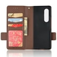 thumbnail image 6 of for Samsung Galaxy Z Fold 4 Wallet Case with RFID Blocking Credit Card Holder, Lichee Patterned Luxury PU Leather Folio Flip Kickstand Protective Shockproof Cover Women Men Phone Case,Brown, 6 of 10