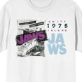 thumbnail image 2 of Jaws Amity Island 1975 Crew Neck Short Sleeve Men's White T-shirt, 2 of 4