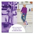 thumbnail image 2 of PowerMop Starter Kit, 15.4 x 5.3 White/Purple Cloth Head, 26" Silver Aluminum Handle | Bundle of 5 Cartons, 2 of 7