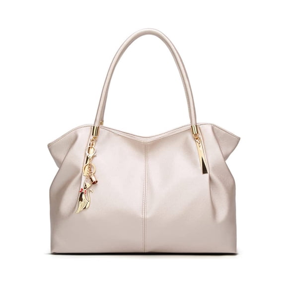 NCY Women Hobo Tote Satchel Purse PU Leather Top-handle Handbags with Fox Pendant Shoulder Bag