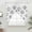 White, variant on Farmhouse Dandelion Swag Curtains for Kitchen/Bedroom/Living Room, Spring Modern Minimalist Country Flower Scalloped Curtains 63 Inch Long, Window Swag Topper Curtains Valances 2 Panels Set 36"x63"