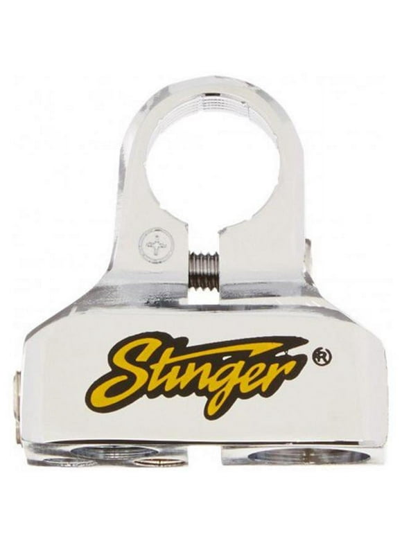 Stinger SPT53102 Chrome (1) 1/0 Ga (1) 4 Ga (2) 8 Ga Outputs + Battery Terminal