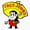 1pcs, variant on Vintage Defunct Sixties Local Fast Food Restaurant Taco Johns Tom Tom Mascot Decal For Truck Sticker