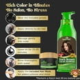 thumbnail image 6 of (2 pack) Herbishh Combo Pack - 2 Pc Hair Color Shampoo, Long Lasting Color, (500 ml, Black) + 1 Pc Argan Hair Mask, Nourishes Dry & Frizzy Hair (150 ml), 6 of 10