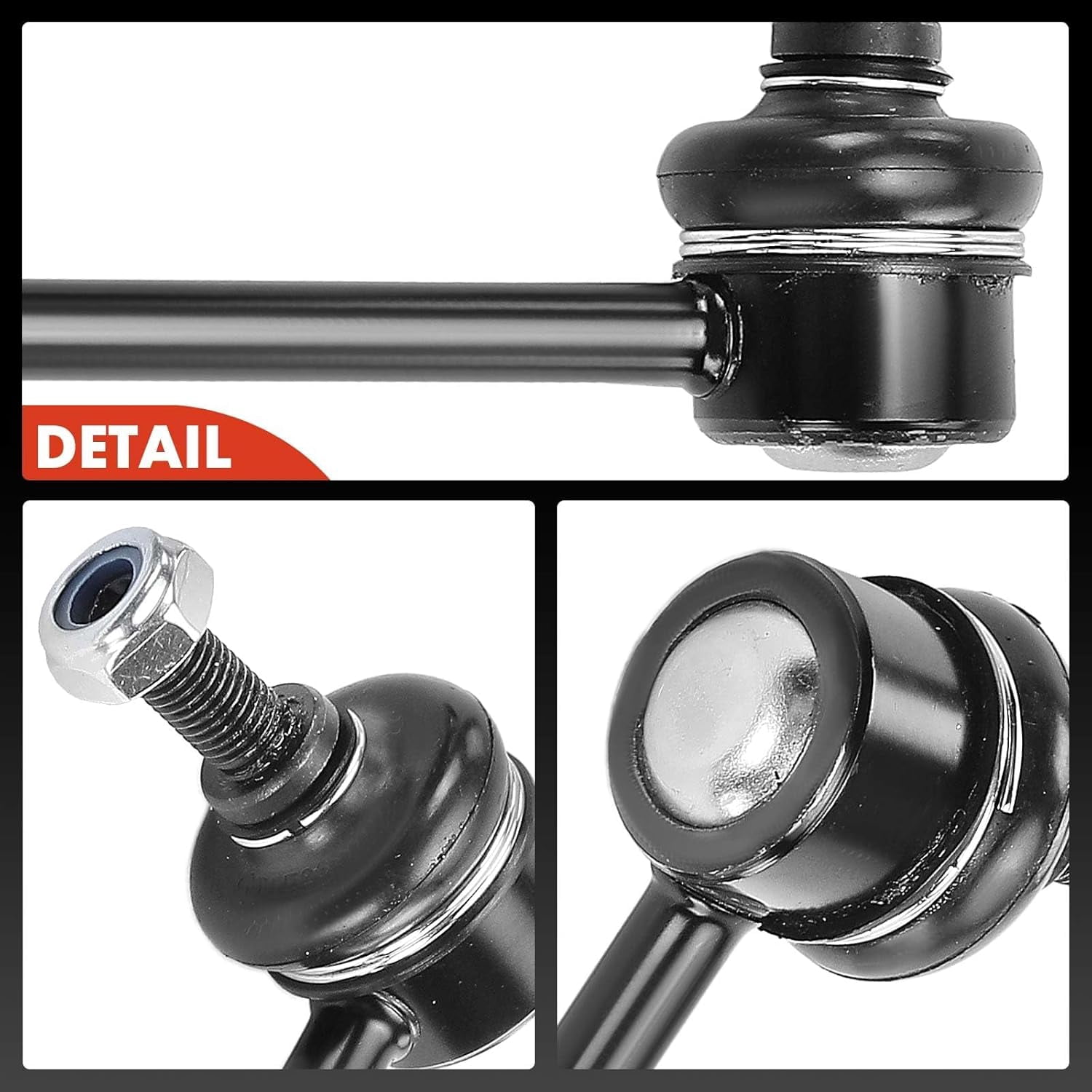 A-Premium 2Pcs Front Sway Bar Link Stabilizer Link Kit Compatible with Ford Focus 2000-2011, Replaces# 98AG3B438AD, YS413B438AA