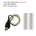 thumbnail image 3 of 2M/5M/10M Fairy Lights USB/Battery Photo Clip LED String Light Garland Lamp Christmas Decorations for Home Bedroom Party Holiday, 3 of 5