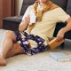 thumbnail image 5 of Fotbe Lavender Flowers Pantalones Cortos de Pijama para Hombre, Ropa de Dormir, Pantalones de Pijama Cortos para Hombre-Medium, 5 of 6