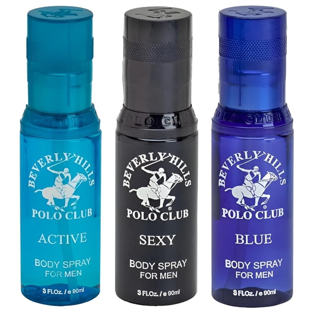 Set de Regalo para Hombre de Spray Corporal Beverly Hills Polo Club 3 x 90 ml