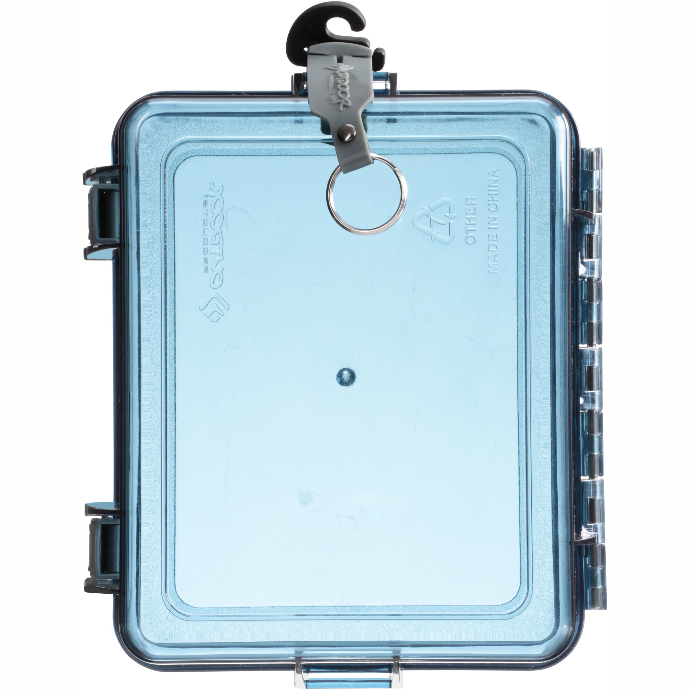 Outdoor Products Large Watertight Case Dry Box, Blue, 8 x 6.75 x 3.5,  Polycarbonate 