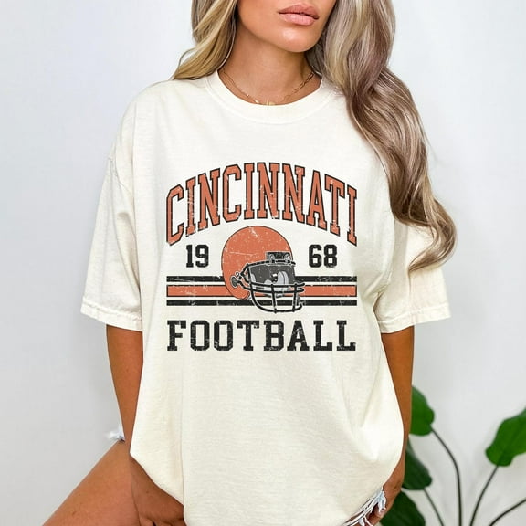 Vintage Cincinnati Football Shirt, Cincinnati Football Gifts, Unisex Short Sleeve T-shirt