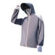 thumbnail image 1 of Camisa con capucha y protección solar para hombre, suave, para actividades al aire libre, escalada en roca L Gris Profundo Blanco, 1 of 9