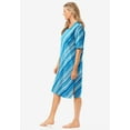 thumbnail image 3 of Dreams & Co. Plus Size Short-Sleeve Sleepshirt, 3 of 5