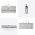 thumbnail image 3 of CAILDANL Woven Purse for Women Evening Clutch Woven Leather Handbags Crossbody Bag Formal Evening bag, 3 of 7