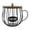 Black, variant on CoudarTitie Coffee Pod Holder, Basket Cup Shaped Modern Container Organizer Made of Iron for Black