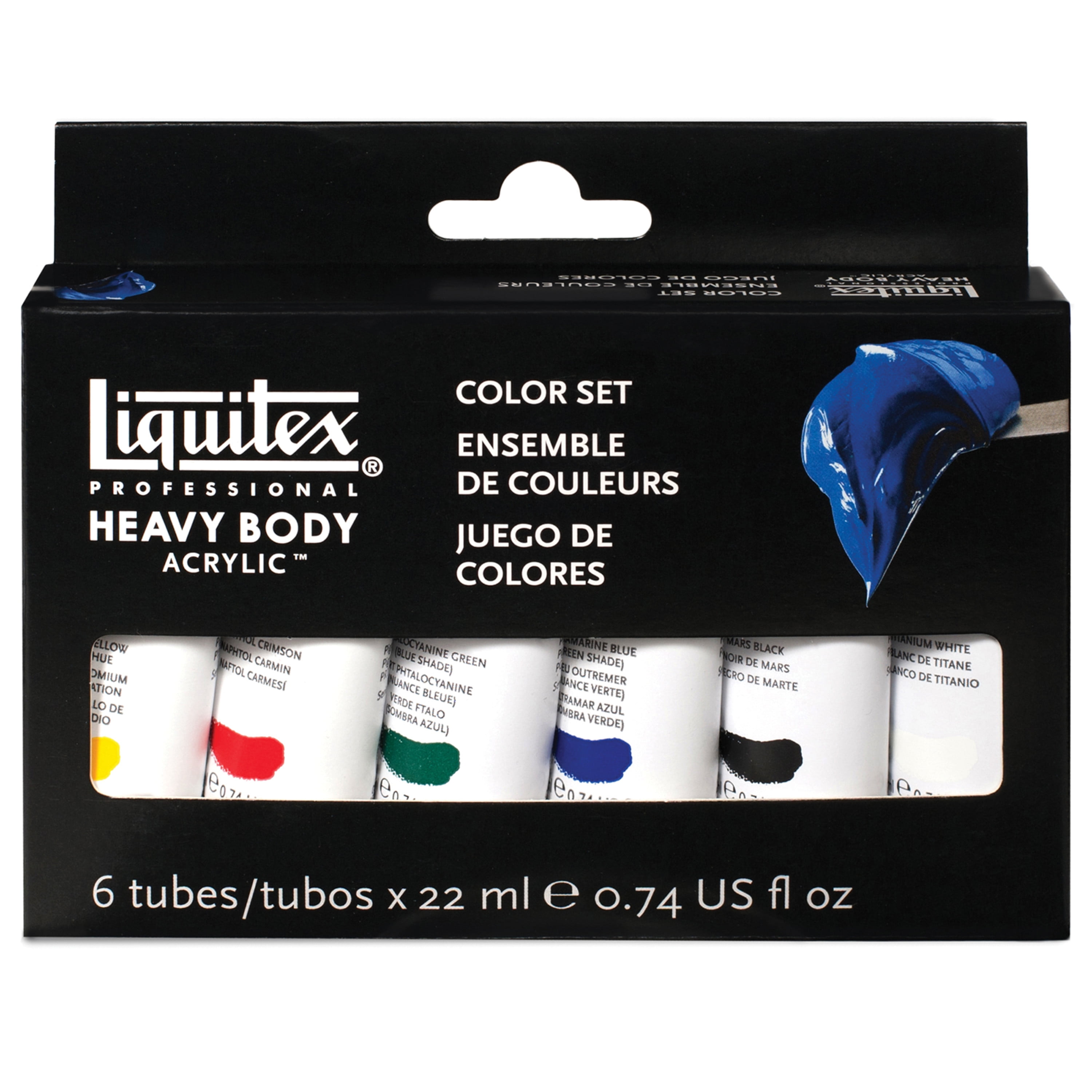Liquitex Professional Heavy Body Acrylic Color Set, 6Colors Walmart