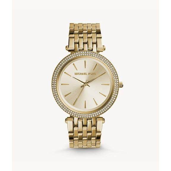 Michael Kors Gold-Tone Glitz Darci Watch