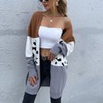 thumbnail image 2 of Chaqueta de punto con costuras y estampado de leopardo para mujer Fridja  BV0+2244, 2 of 5