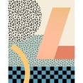 thumbnail image 3 of Barnes, Victoria 20x24 Black Modern Framed Museum Art Print Titled - Modern Memphis IV, 3 of 5