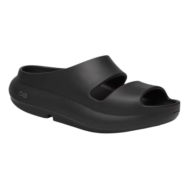Sandalias Oofos Ooyea Negro Recuperacion Running negro 23 MX