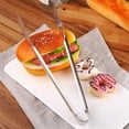 thumbnail image 2 of 1PCS Stainless Steel Kitchen Tongs, 8 Inch Food Tongs with Grip for Serving, Cooking, Baking and BBQ, Heat Resistant Metal Tongs, 2 of 5