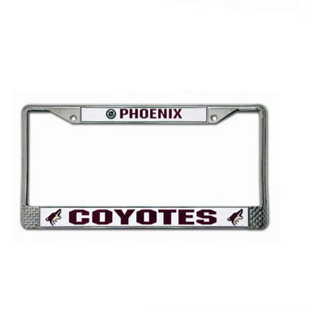 coyotes nhl phoenix license plate frame