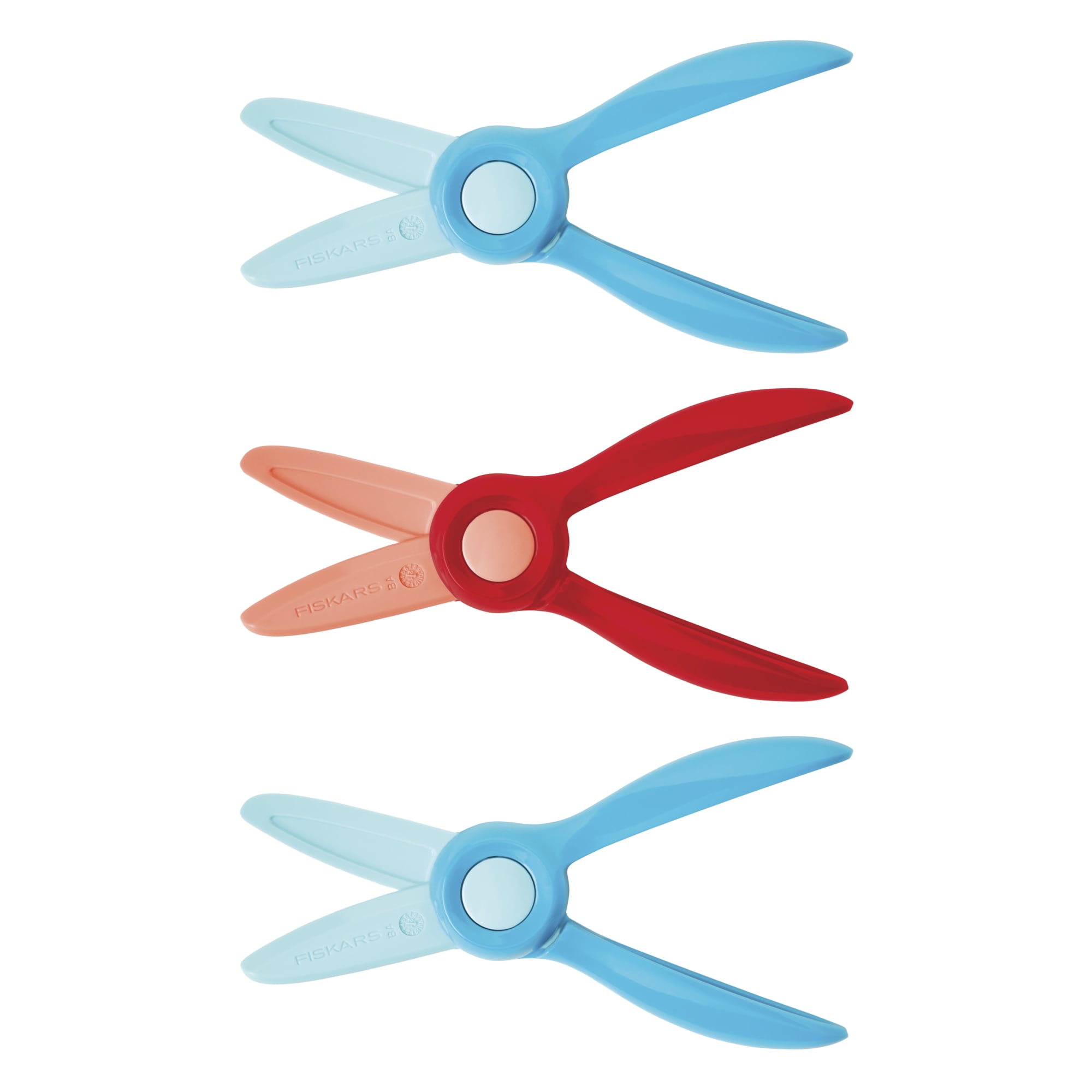 Fiskars Training Scissors for Kids 3+ with Easy Grip (3-Pack