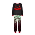 thumbnail image 6 of Halloween Christmas Family Pajamas Matching Sets, Merry Christmas Family Pjs Xmas Long Sleeved Top and Pants Family Set Parent Pjs Xmas, Pajamas for Family Couples Women Men, 6 of 6