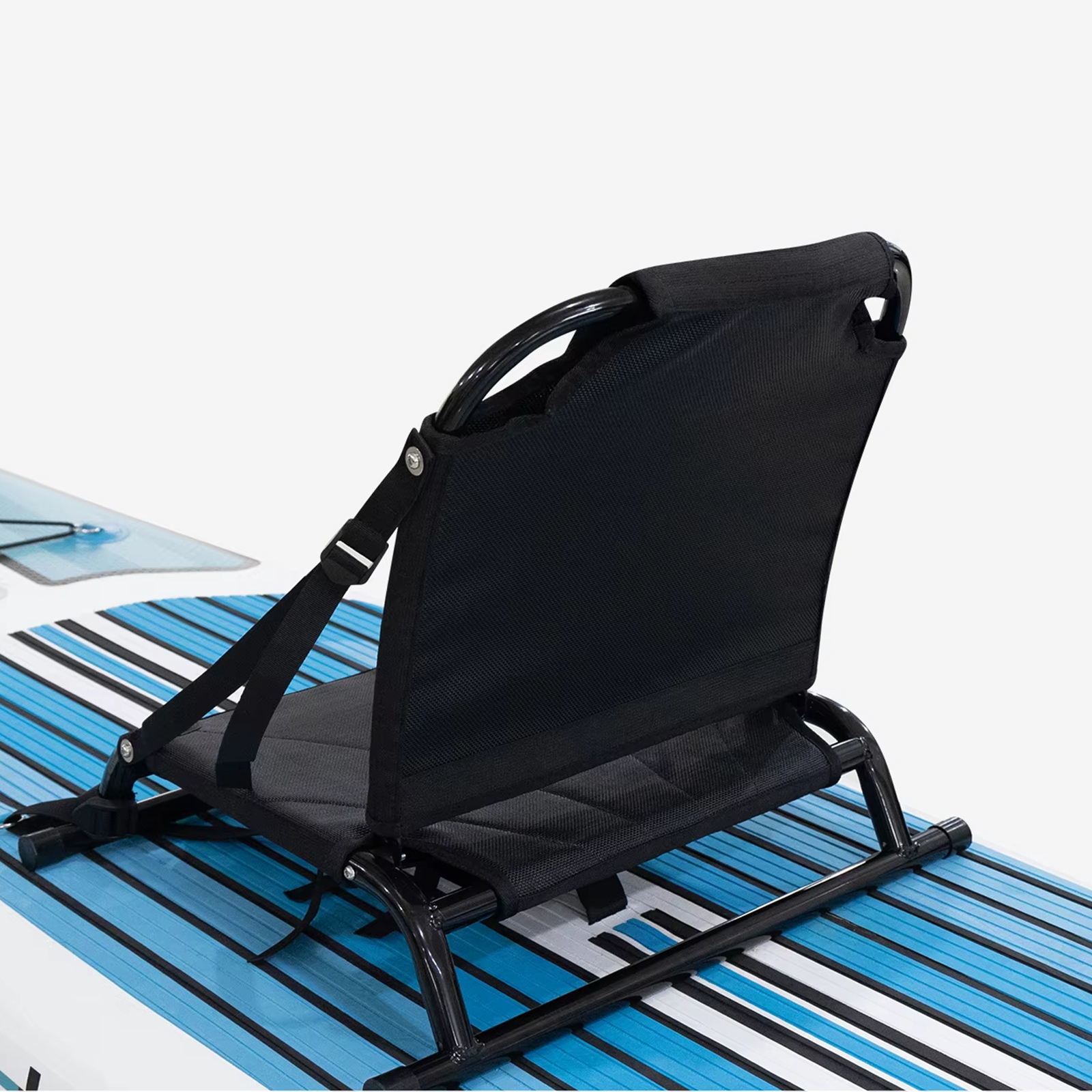 Portable Kayak Seat Adjustable Frame 150kg Capacity Aluminum Alloy Quick-Dry Mesh for Water Sports