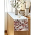 thumbnail image 5 of Table Runner 72 Inches Long for Kitchen Dining, Red Onion Flowers Dresser Scarf Farmhouse, Dining Table Decorations for Wedding/Parties, Spring Watercolor Dandelion Floral Plants 13 x 72 In, 5 of 8