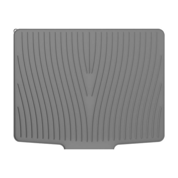 Vrorvz Silicone Tableware Pad with Non Slip and Fast Drainage for Kitchen Sink Use Heat Resistant Insulation Mat Easy to Clean Space Saving Design for Countertops and Camping
