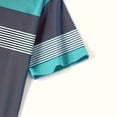 thumbnail image 6 of Mens Big & Tall Golf Shirts Plus Size S-5X Short Sleeve T-Shirts for Men Pullover Button Collared Color Block Workout Tees Tops, 6 of 6