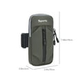 thumbnail image 2 of Uxgjfwu Running Phone Armband, Waterproof Fitness Arm Strap Smartphone Holder for Jogging Gym Workouts Universal Phone Pouch Exercise Sports Bag, 2 of 9