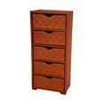 thumbnail image 2 of Oriental Furniture Natural Fiber Chest of Drawers, 5 Drawer, 2 of 2