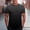 White, variant on Oalirro Men's Striped Gradient Color Block T-Shirt, Short Sleeve Crew Neck Tee, Fashionable Casual Design for Summer
