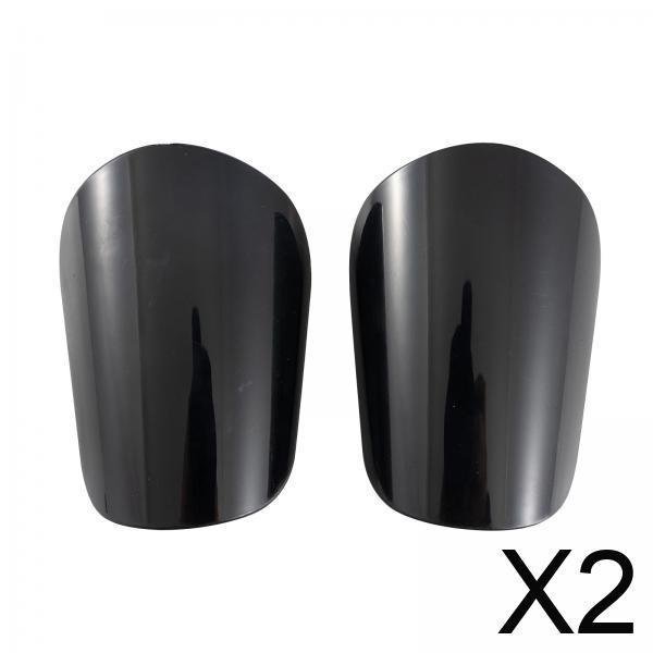 2x2x Mini Espinilleras De Fútbol Protección De Pantorrilla Pequeña Para Hombres Mujeres Adultos Fútbol Negro