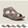 thumbnail image 1 of Sandalias ortopédicas cómodas para mujer, sandalias ortopédicas, zapatos de cuña baja, 1 of 5