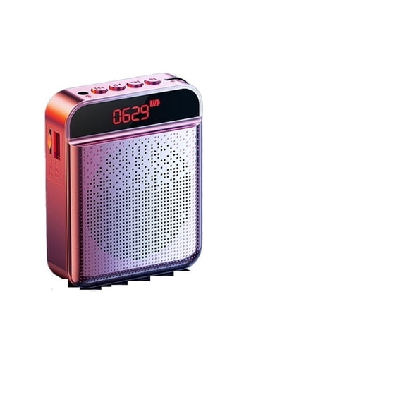 UHF Megaphone Speaker Microphone Voice Amplifier Teacher Wireless TF AUX Play Recording Mp3 Player FM Radio Recorder ,Easy to Use