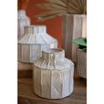 thumbnail image 6 of SET OF FIVE WHITE CERAMIC PLANTERS, 6 of 7