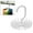 White, variant on Sunjoy Tech Twirl Tie Rack, 4 Inches 360 Degree Rotating Scarf Hanger Adjustable Tie Belt, Multipurpose Organizer, Hook Ties Scarf for Closet Storage - 1Pc, 20 Hooks
