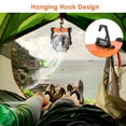 thumbnail image 3 of Uarter Camping Fan with LED Light, 10 inch Stepless USB Rechargeable Outdoor Fans, 7800mAh Battery Desk Fan, 270° Rotation, for Tent, Office,Bedroom,Outside, 3 of 7